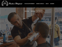 Tablet Screenshot of barbersblueprint.com